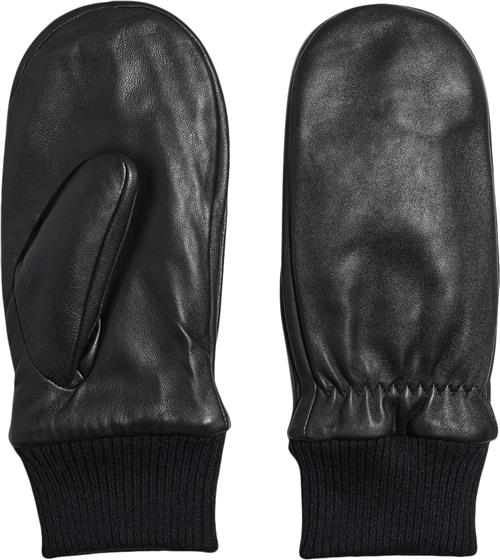 Pieces Pcnellie NEW Leather Mittens Noos M - Vanter Læder hos Magasin