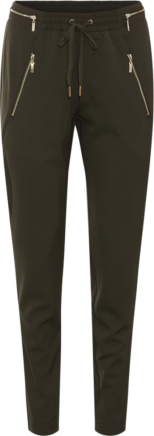 Rue de Femme New Columbine Gold Pant Kvinde Army Bukser Med Smalle Ben Str XS - hos Magasin