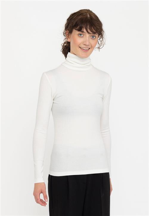 Soft Rebels Srfenja Rollneck Kvinde Snow White Rullekraver Str S - hos Magasin