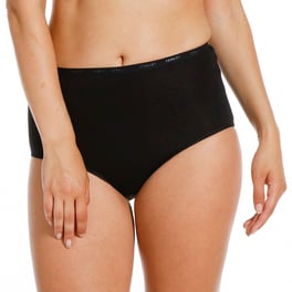 Se Femilet Basic Cotton Brief Højtaljede Trusser Str 46 - Bomuld hos Magasin ved Magasin