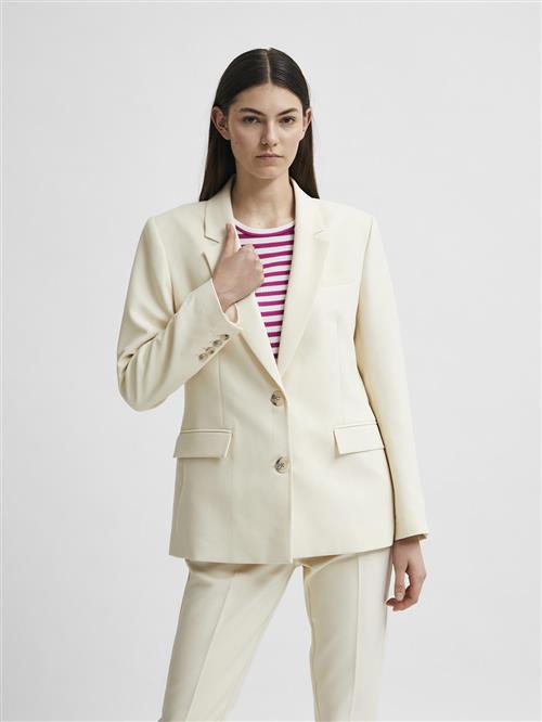 Selected Femme Slfrita Classic Blazer Birch B Kvinde Birch Blazere Str 34 - hos Magasin