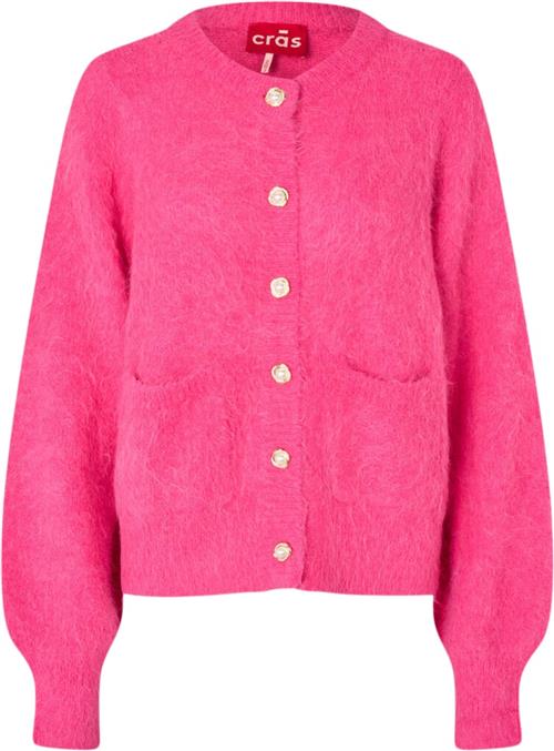 Cras Steviecras Cardigan Kvinde Pink Pop Cardigans Str 44 - hos Magasin