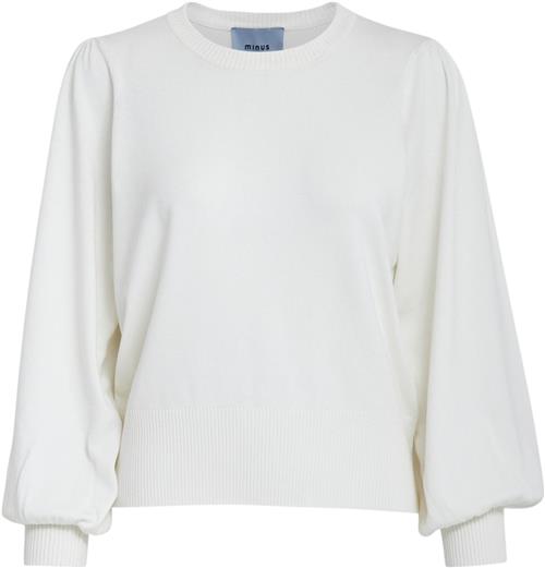 Se Minus Msliva Long Sleeve Pullover Kvinde Broken White Sweaters Str XS - hos Magasin ved Magasin