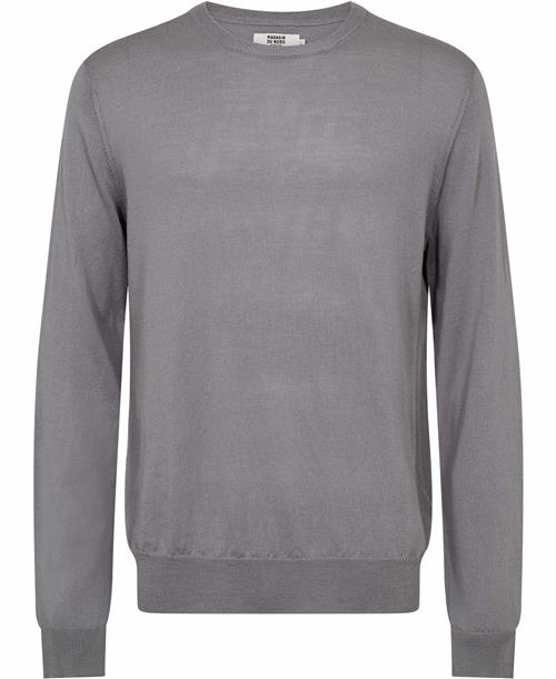 Se Magasin du Nord Collection Magasin Morgan 2 100% RWS Merino Wool Mand Ultimate Gray Sweaters Str XL Merino ved Magasin