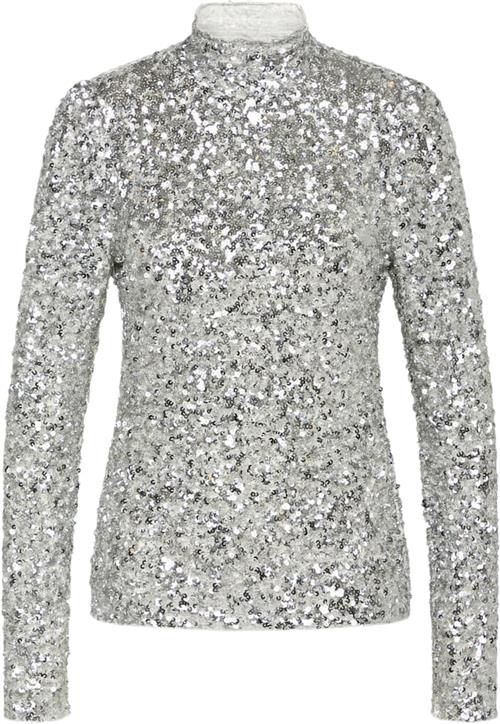 Se Bruuns Bazaar Gargetbbhanni Blouse Kvinde Silver Langærmede Bluser Str XL - Polyester hos Magasin ved Magasin