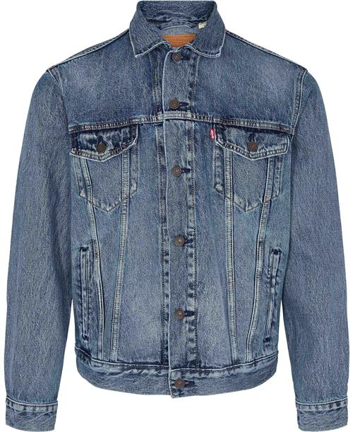 Levi's THE Trucker Jacket Skyline TRU Mand Blå Denimjakker Str S - Bomuld hos Magasin