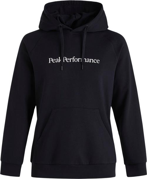 Se Peak Performance M Ground Hoodblack Mand Black Hoodies Str S - hos Magasin ved Magasin