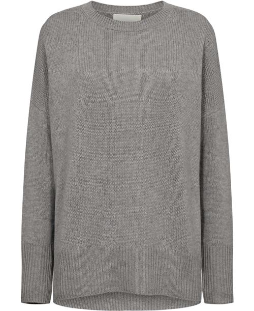 Se Lisa Yang Mila Sweater Kvinde Dove Grey Sweaters Relaxed Fit Str XS - hos Magasin ved Magasin