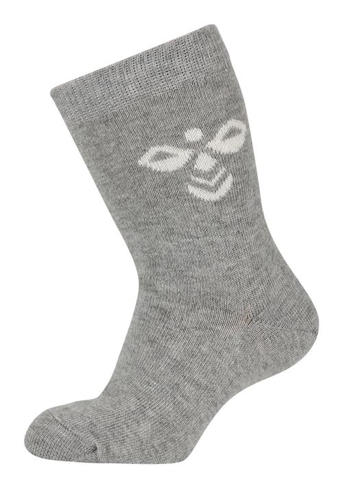 Hummel Sutton Socks Str 24-27 - Grå Strømper Bomuld hos Magasin