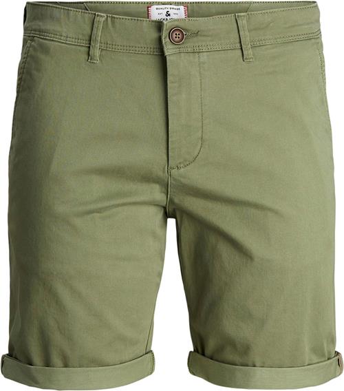 Jack & Jones Jjibowie Jjshorts Solid SA STS Mand Deep Lichen Green Chino Shorts Str S - hos Magasin