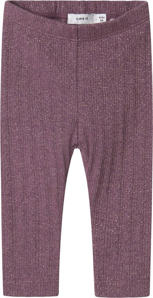 Name It Nbfohusa Legging Str 50 - Arctic Dusk Leggings hos Magasin