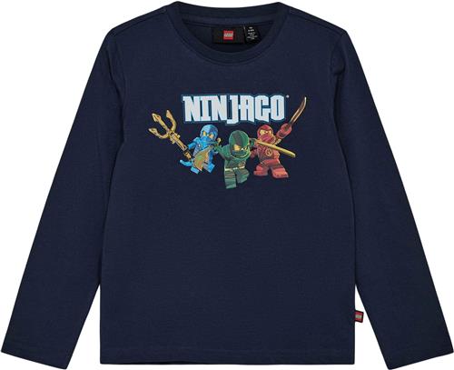 Se LEGO kidswear/LEGO børnetøj Lwtano 620 T-shirt L/S Str 134 cm - Blå Bluser hos Magasin ved Magasin