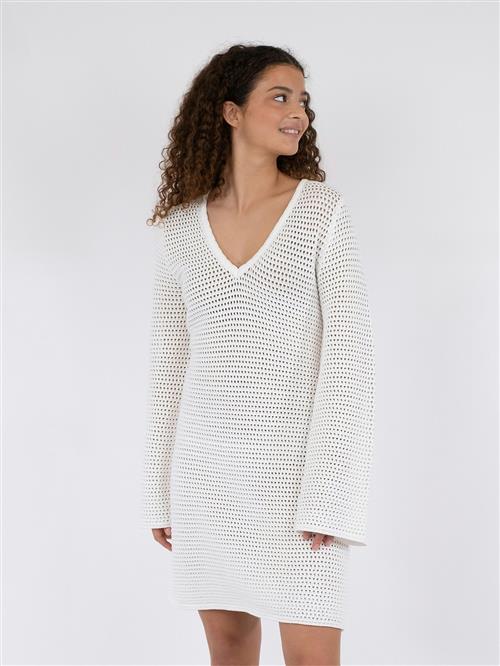 Neo Noir Jeanett Crochet Dress Kvinde Off White Korte Kjoler Str 38 - hos Magasin