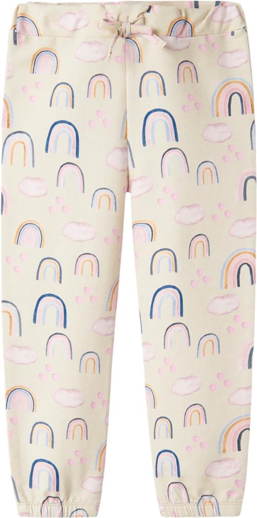 Name It Nmfkathy Sweat Pant UNB Str 98 - Peyote Melange Bukser hos Magasin