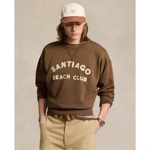 Polo Ralph Lauren Seasonal Fleecelsl-sws Mand Court Brown Sweatshirts Str XL - hos Magasin