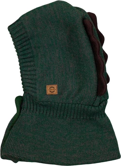 Se Mikk-Line Knit Balaclava w Opening/dino 86/92Y - Elefanthuer Bomuld hos Magasin ved Magasin