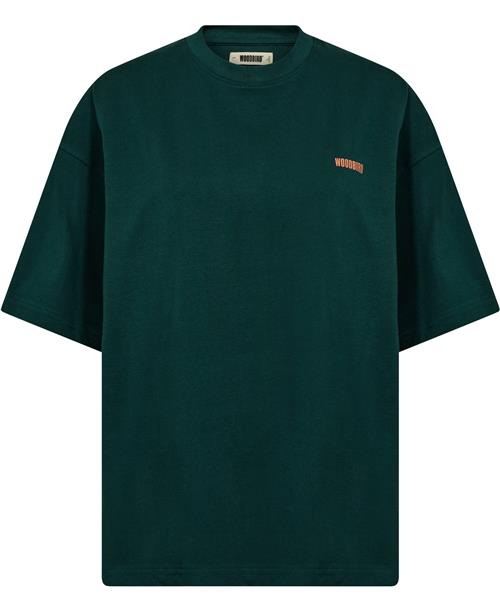 Woodbird Wbjuno Jules Tee Kvinde Sports Green Kortærmede T-shirts Str M - hos Magasin