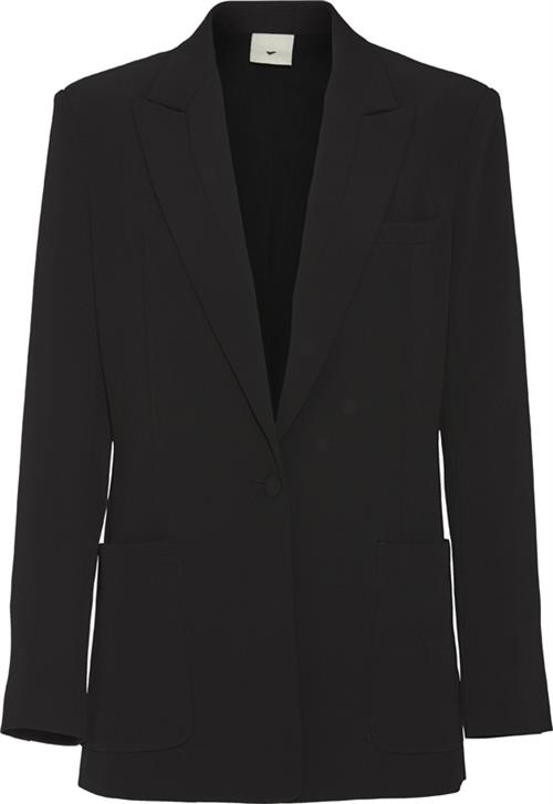 Se Heartmade Jolie Blazer Kvinde Black Blazere Regular Fit Str 36 - hos Magasin ved Magasin