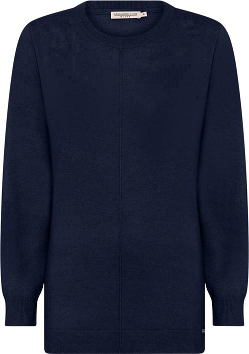 Se Micha Jumper_ Elaine Kvinde Navy Sweaters Str L - hos Magasin ved Magasin