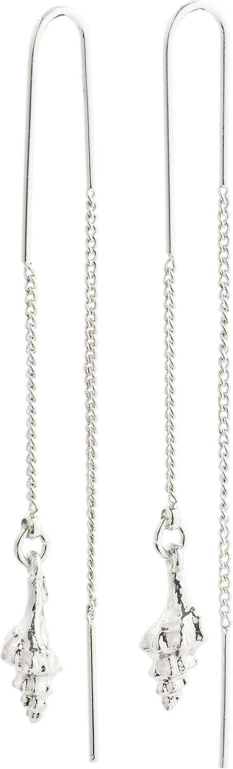 Pilgrim SEA Recycled Chain Earrings Silverplated one size - Ørehænger hos Magasin