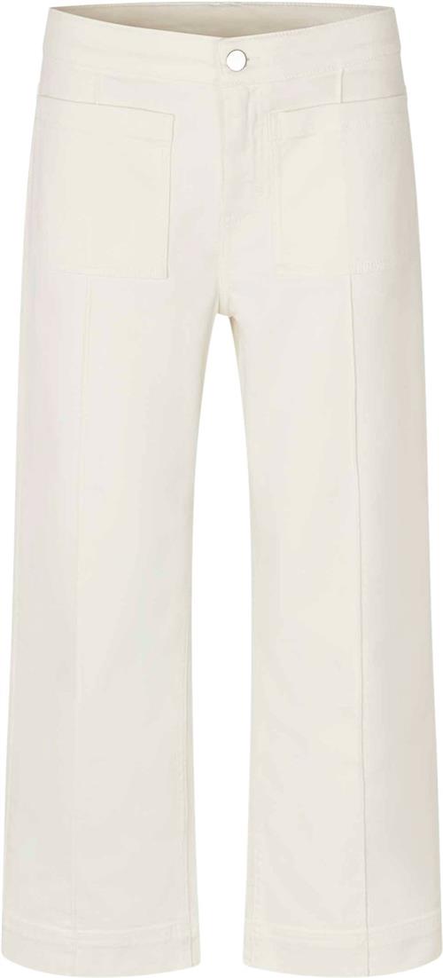 Masai Copenhagen Mapuabi Kvinde White Bukser Med Lige Ben Str M/CROPPED - Denim hos Magasin