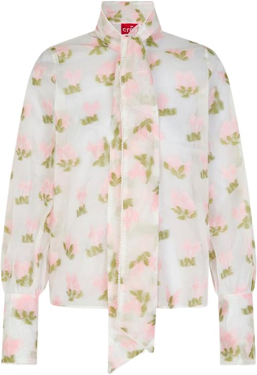 Cras Josettecras Shirt Kvinde Soft Florals Langærmede Skjorter Str 44 - hos Magasin