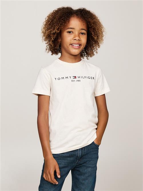 Tommy Hilfiger U Essential TEE S/S Str 6 - Calico Heather Kortærmede T-shirts hos Magasin