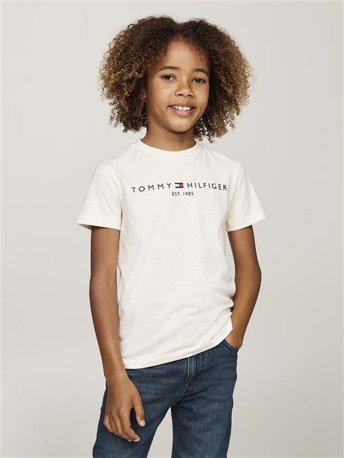 Tommy Hilfiger U Essential TEE S/S Str 16 - Calico Heather Kortærmede T-shirts hos Magasin