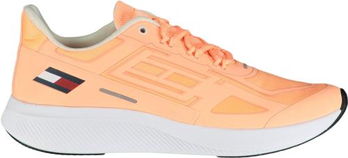 Se Tommy Hilfiger Sport Textured Panel Sneakers Kvinde Orange Sneakers Str 42 - hos Magasin ved Magasin