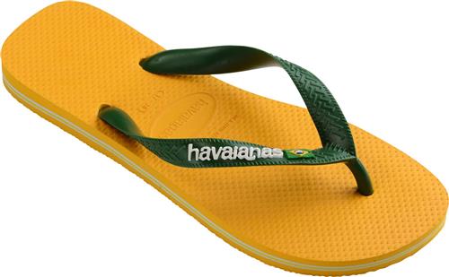 Havaianas Hav Kids Brazil Logo Pop Yellow 1740 Sandaler Str 29/30 - hos Magasin