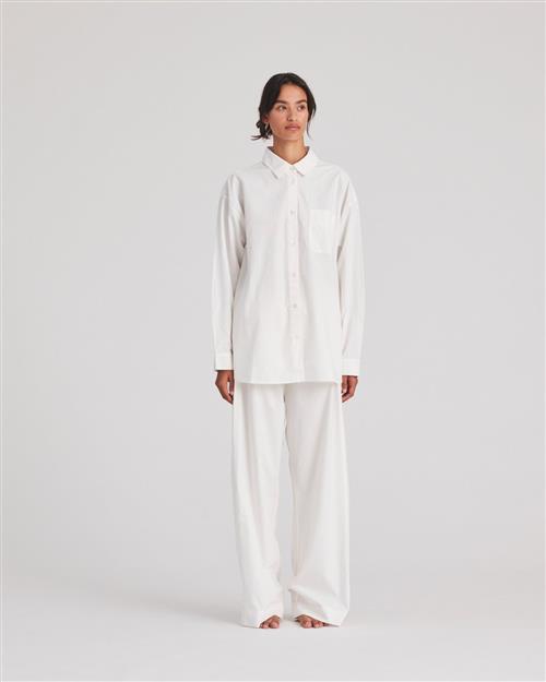 Se Gai&Lisva Thilde Pant Poplin Gots 243975 Kvinde Whisper White Bukser Str XS - hos Magasin ved Magasin