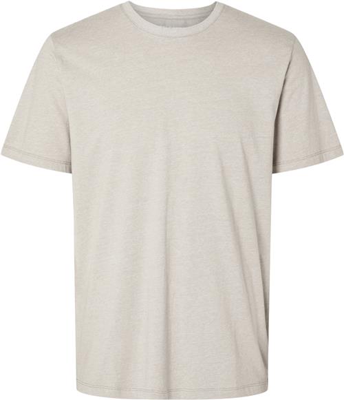 Selected Homme Slhaspen Mini STR SS Oneck TEE NOO Mand Kelp/egret Kortærmede T-shirts Regular Fit Str XXL - hos Magasin