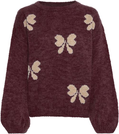 Fransa Fxcheryl PU 1 Kvinde Tawny Port Melange Sweaters Str L - hos Magasin