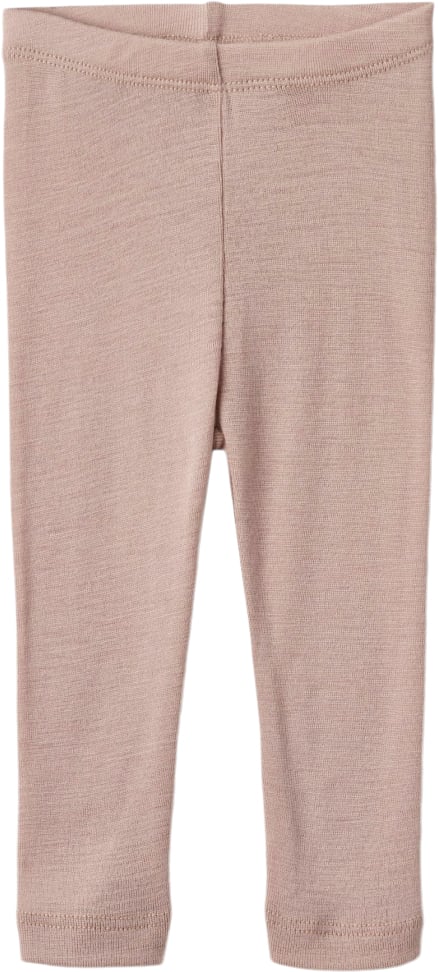 Wheat Uld Leggings Str 2 år / 92 cm Uld - Dry Rose Leggings hos Magasin