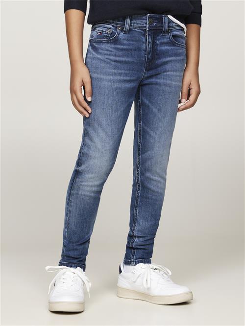 Tommy Hilfiger Scanton Y Dark Wash Str 12 - Midblue Jeans hos Magasin