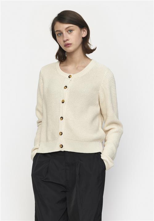 esmé studios Escilla Knit Cardigan Kvinde Pristine Cardigans Str L - hos Magasin