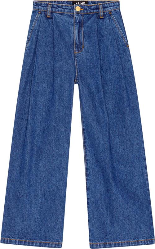 Molo Aeisha Str 12 år / 152 cm - Blå Jeans Bomuld hos Magasin