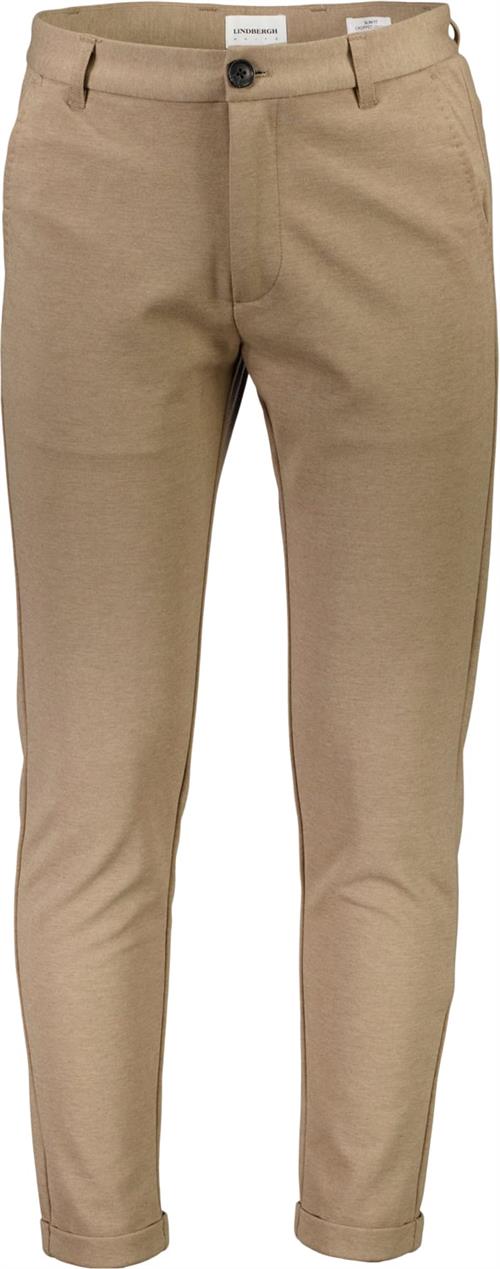 Lindbergh Superflex Knitted Cropped Pant Mand Sand Chinos Str XL - hos Magasin