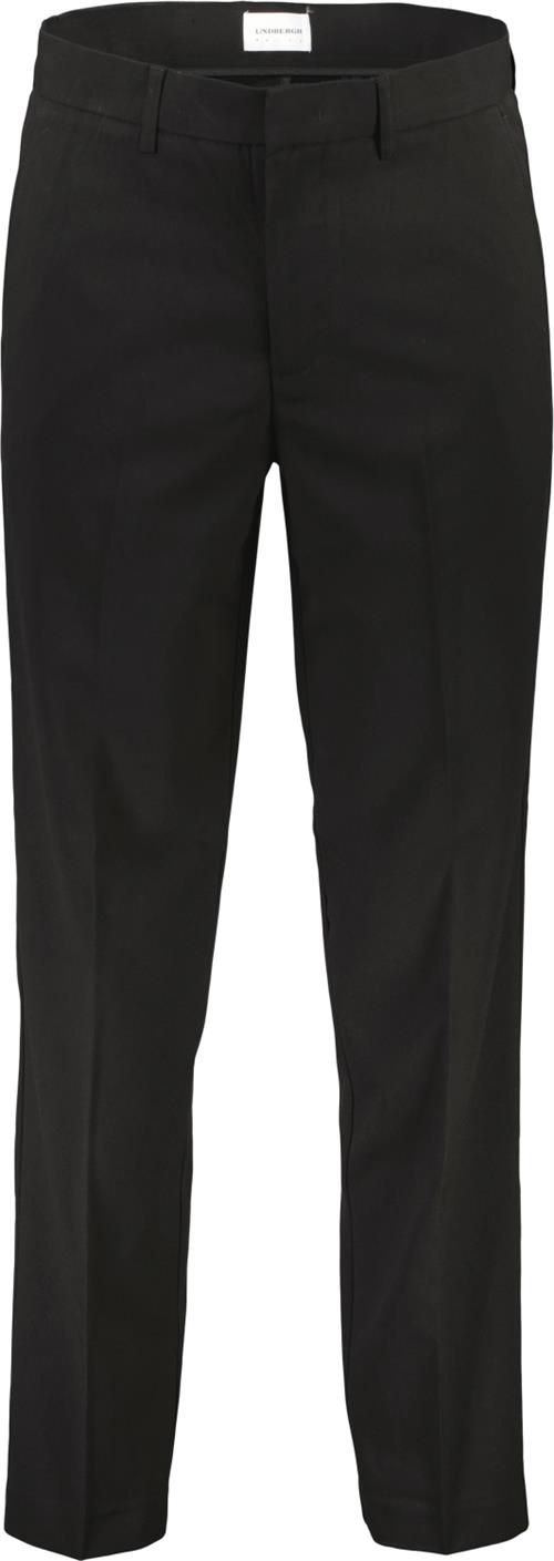 Lindbergh Relaxed fit Formal Pants Mand Sort Chinos Str L - Polyester hos Magasin