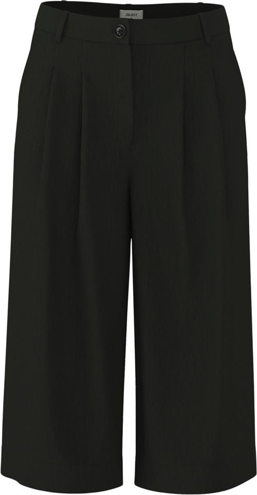 Se Object Objkendra MW LO Culotte Pant OTT 13 Kvinde Black Bukser Str 40 - hos Magasin ved Magasin