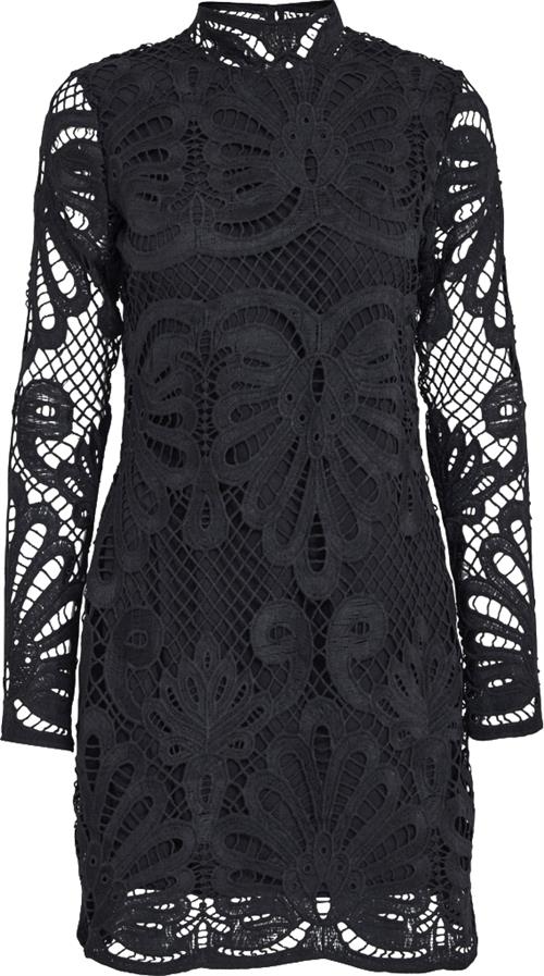 Minus Mskarisa Short Lace Dress Kvinde Black Korte Kjoler Str 42 - hos Magasin