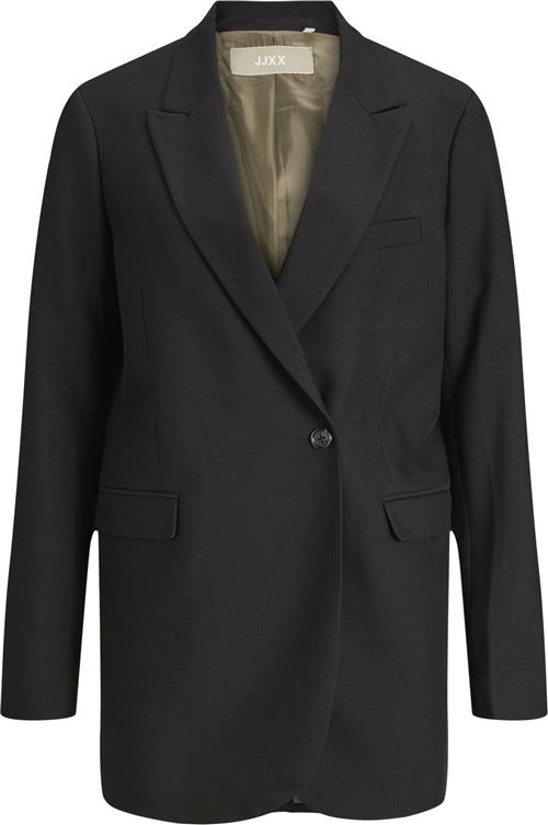 Se JJXX Jxmary Blazer PNT Noos Kvinde Sort Blazere Regular Fit Str XS - hos Magasin ved Magasin