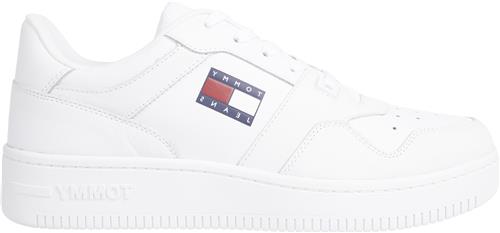 Tommy Hilfiger Tommy Jeans Retro Basket Mand White Sneakers Str 41 - Polyurethan hos Magasin