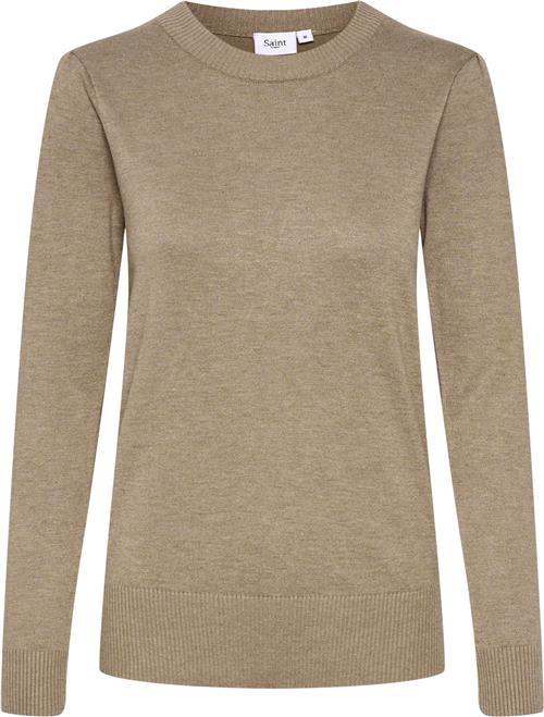 Se Saint Tropez Milasz Pullover Kvinde Atmos Melange Sweaters Regular Fit Str S - hos Magasin ved Magasin