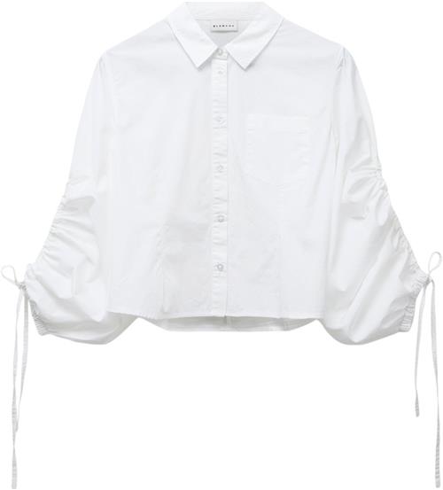 Blanche Dibellabl Statement Shirt Kvinde White Kortærmede Bluser Str 38 - Bomuld hos Magasin