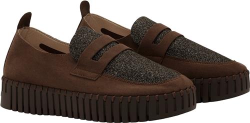 ILSE JACOBSEN Tulip3878 Kvinde Brown Brown Loafers Str 40 - hos Magasin