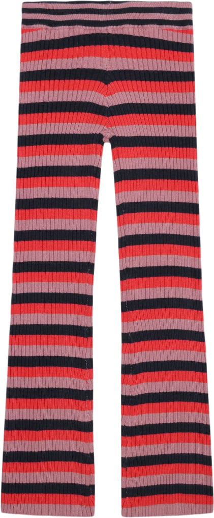 Se The New Tnlia Flared Knit Pants Str 98-104 cm/3-4 år - Multi Stripe Bukser Polyester hos Magasin ved Magasin