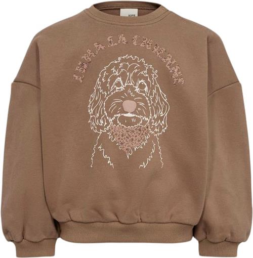 Sofie Schnoor Sweatshirt Str 122 - Cashew Brown Sweatshirts hos Magasin