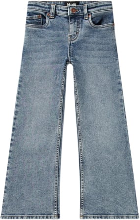 Molo Asta Str 11 år / 146 cm - Blå Jeans Bomuld hos Magasin