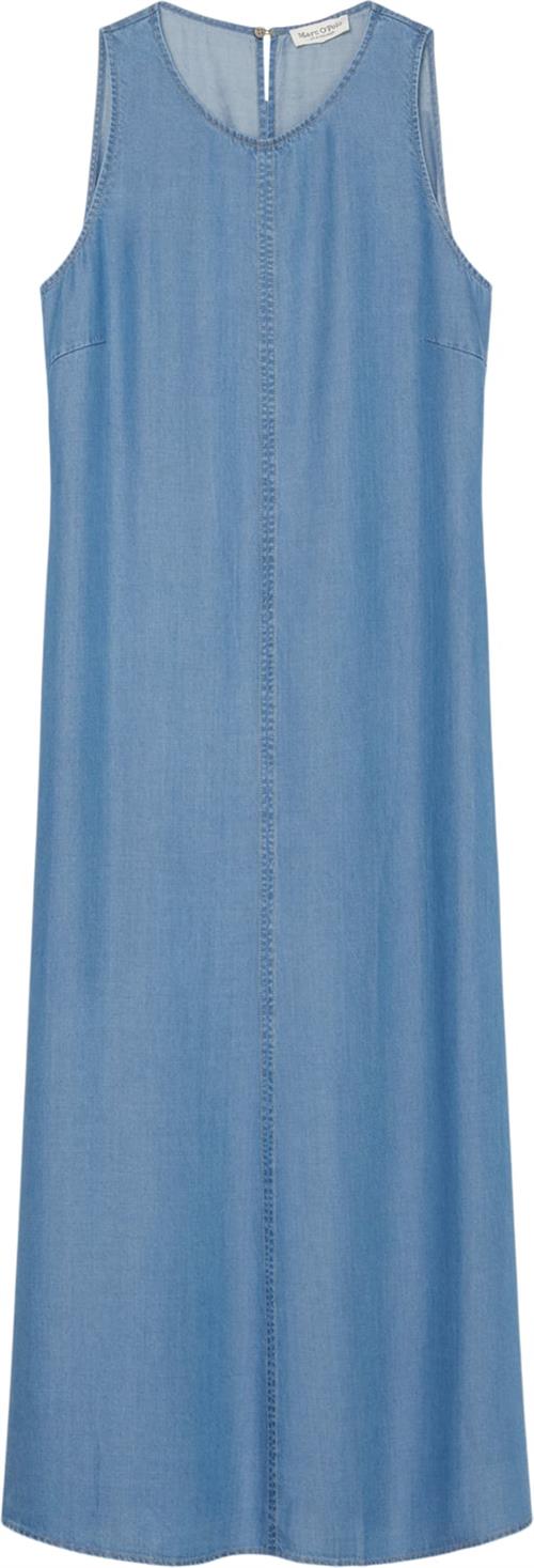 Marc O’Polo Dress, Midi Style, Feminine Silhoue Kvinde Washed Sky Maxi Kjoler Str 36 - hos Magasin